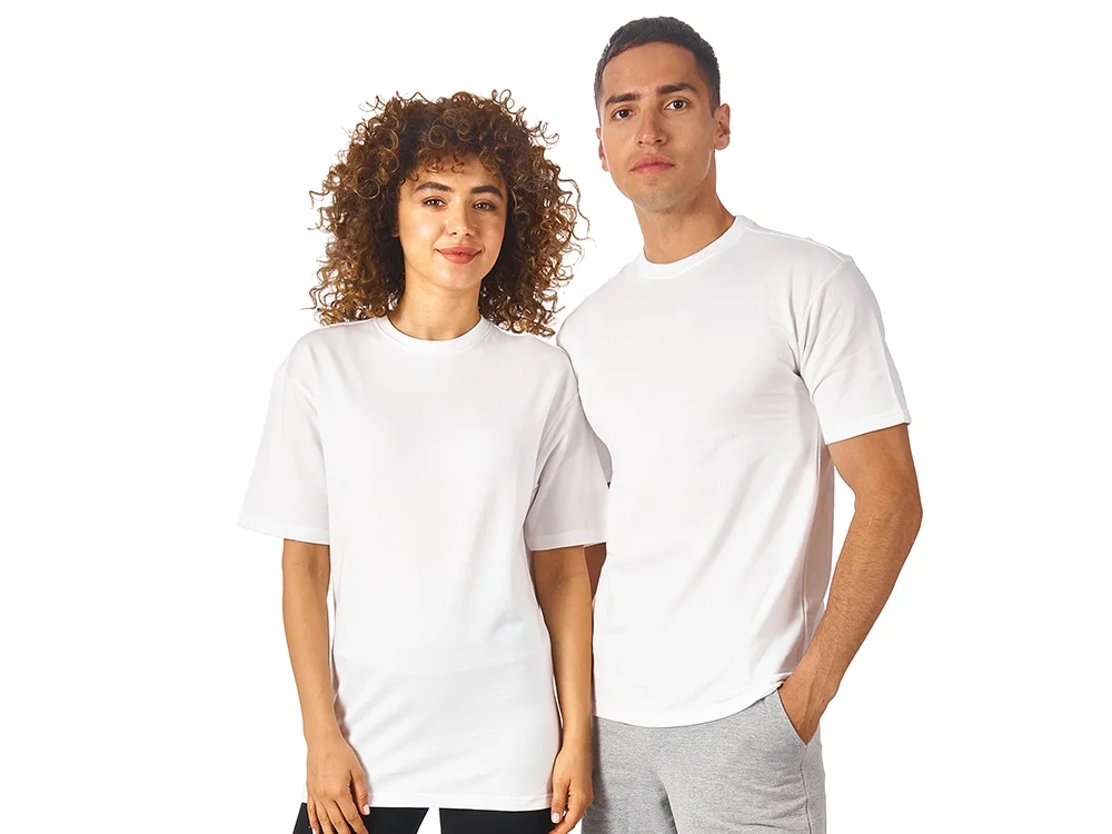 Футболка из френч терри Warsaw унисекс белый XS