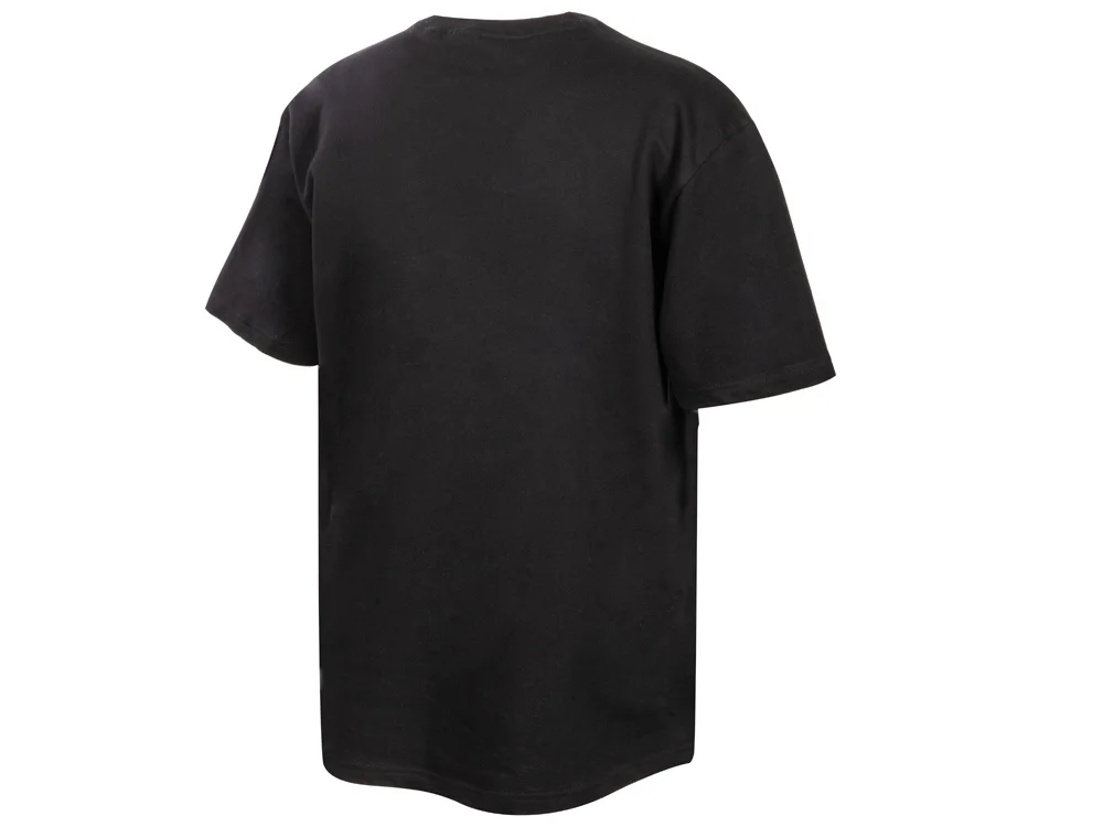 Футболка из френч терри Warsaw унисекс черный 2XL - фото 8