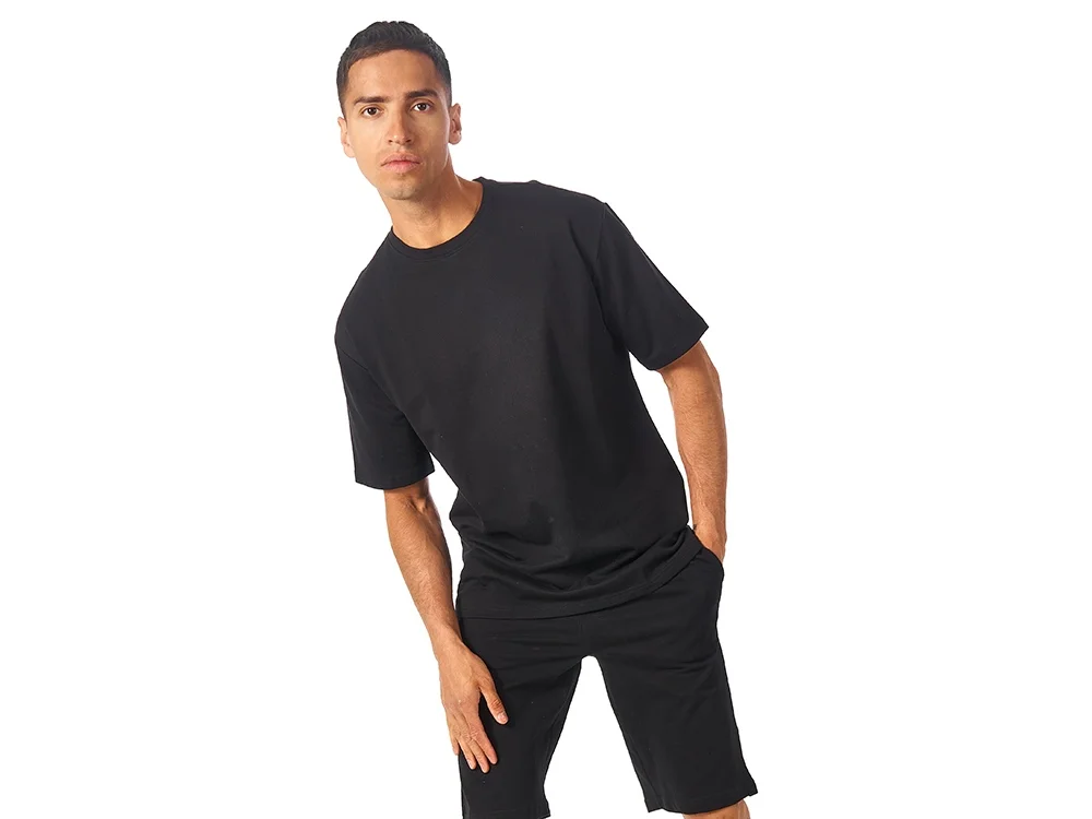 Футболка из френч терри Warsaw унисекс черный L - фото 4