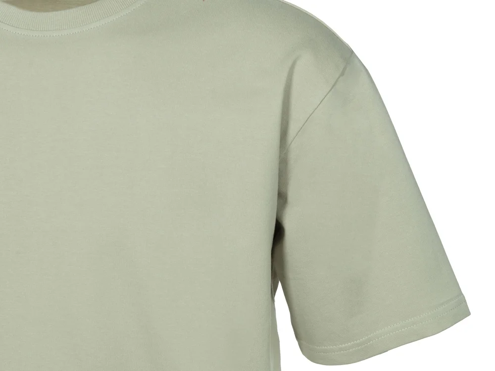 Футболка из френч терри Warsaw унисекс зеленый оливковый M - фото 12