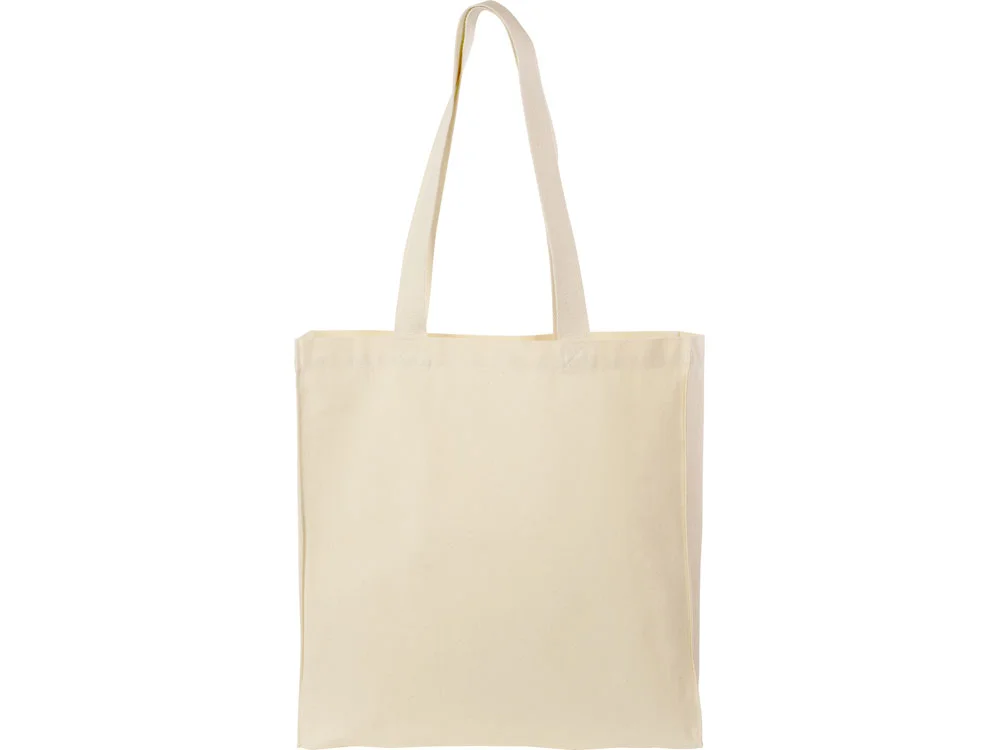 Сумка «Donny» из  хлопка 250г/м2 с донной складкой и парусиновыми ручками, натуральный - фото 3