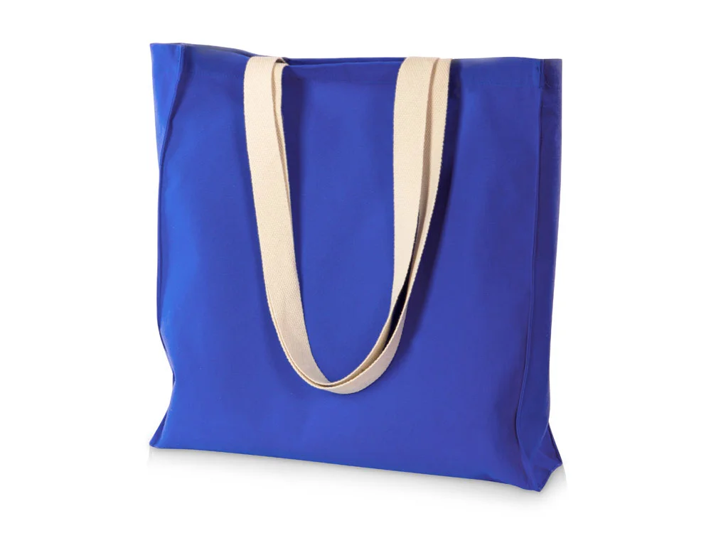 Сумка Donny из хлопка/м2 с донной складкой и парусиновыми ручками - фото 5