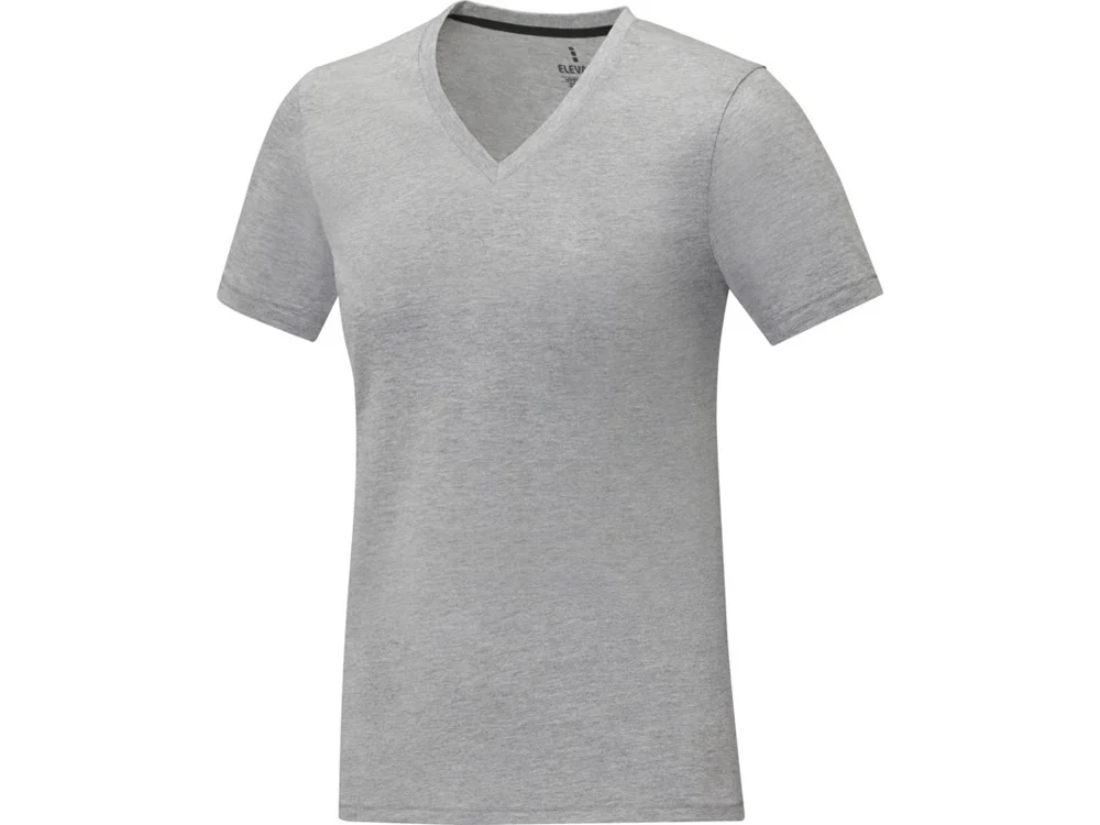 Футболка Somoto женская с V-образным вырезом серый M - фото 1