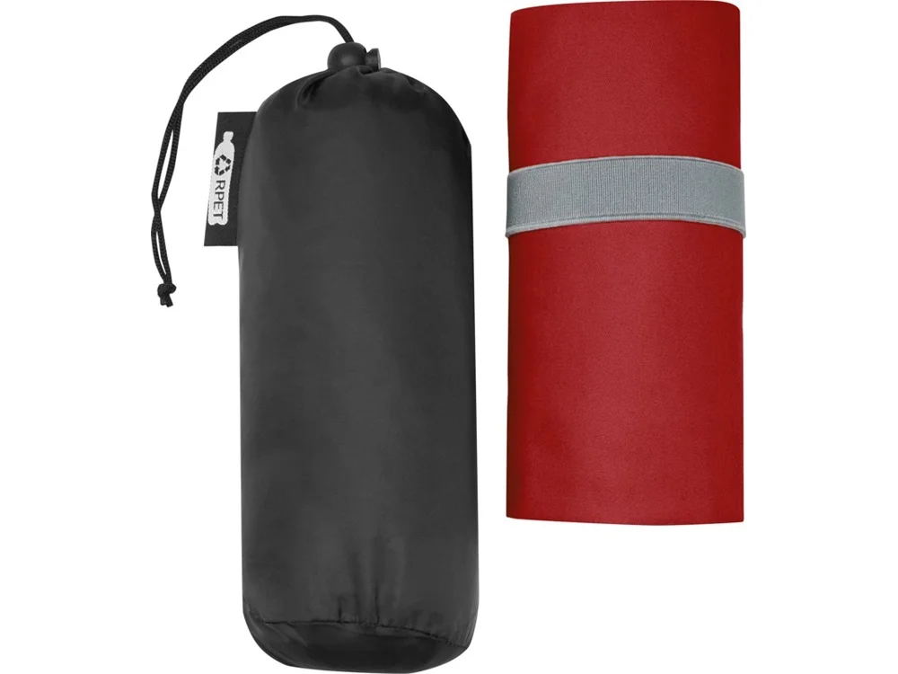 Сверхлегкое быстросохнущее полотенце Pieter из переработанного РЕТ-пластика красный - фото 5