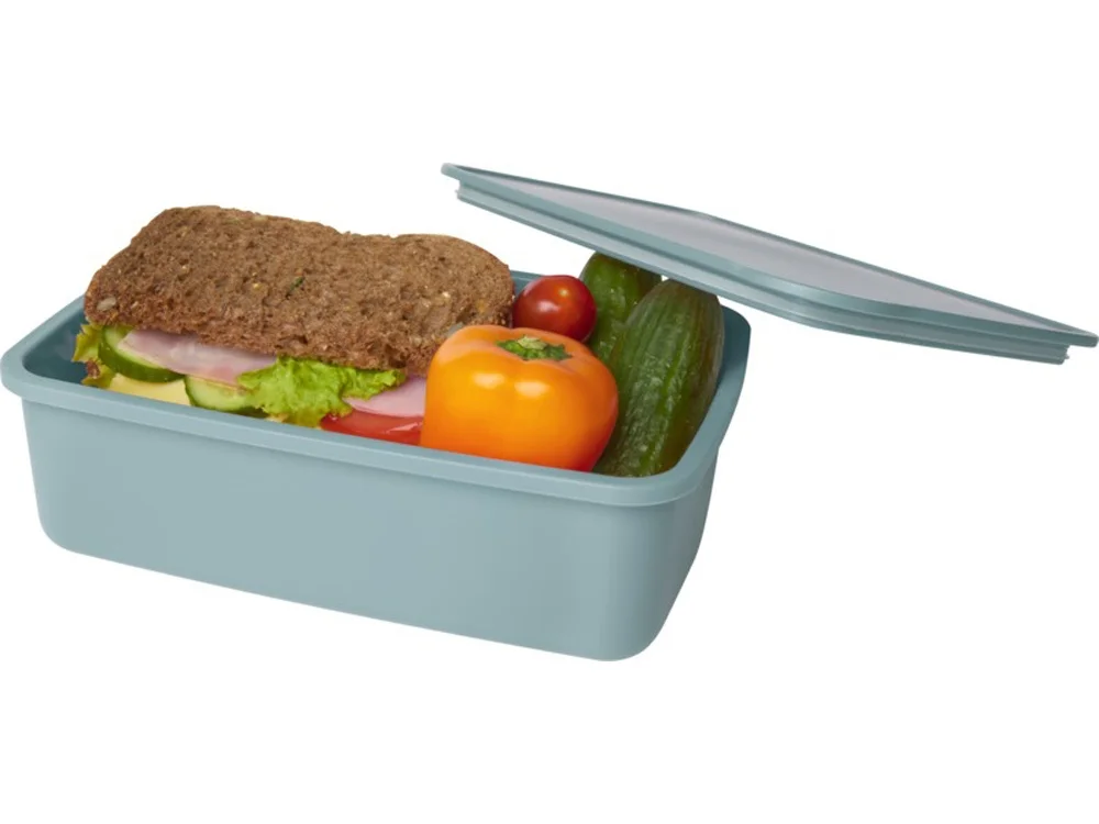 Контейнер для завтрака Dovi из переработанного пластика мятный 800 мл - фото 3