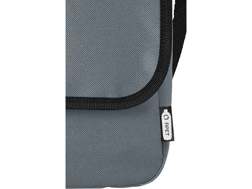 Сумка через плечо Omaha из переработанного РЕТ-пластика серый - фото 3