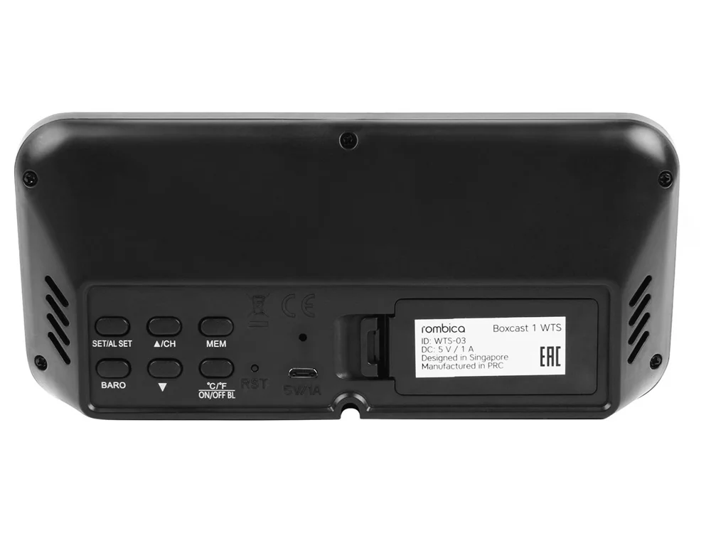 Метеостанция BoxCast 1 WTS черный - фото 3