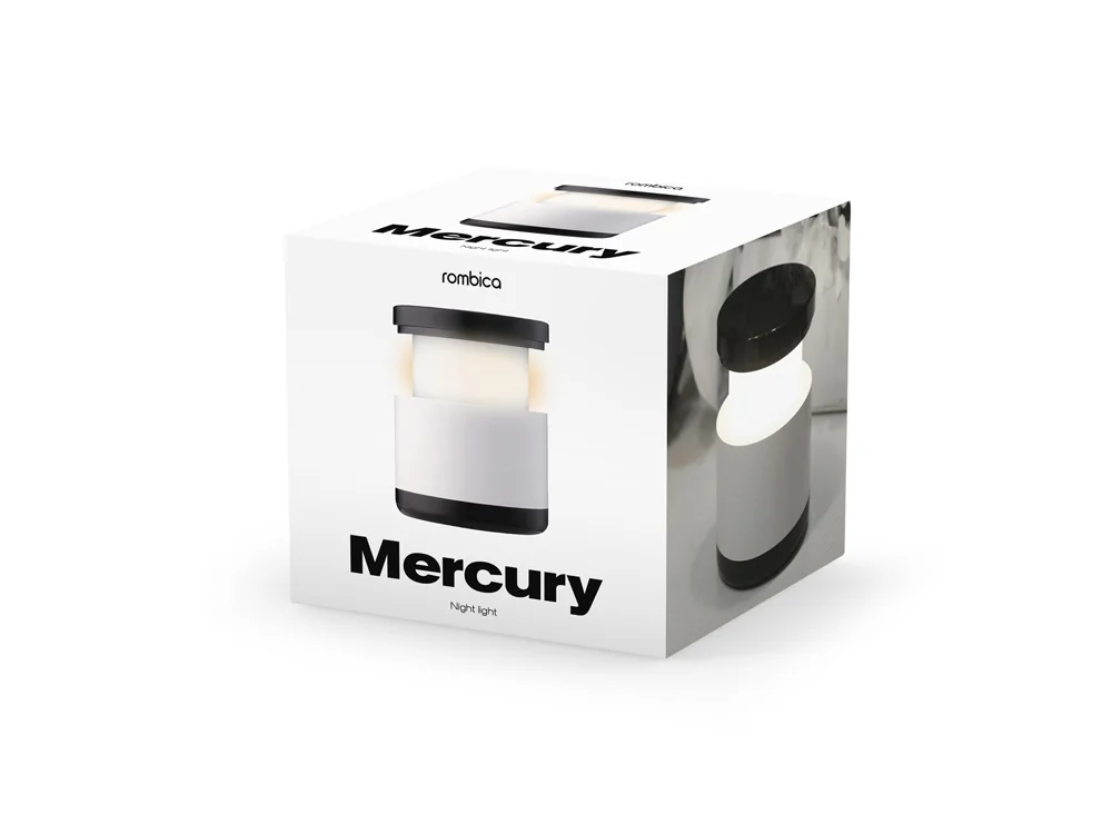 Ночник LED Mercury черный - фото 4