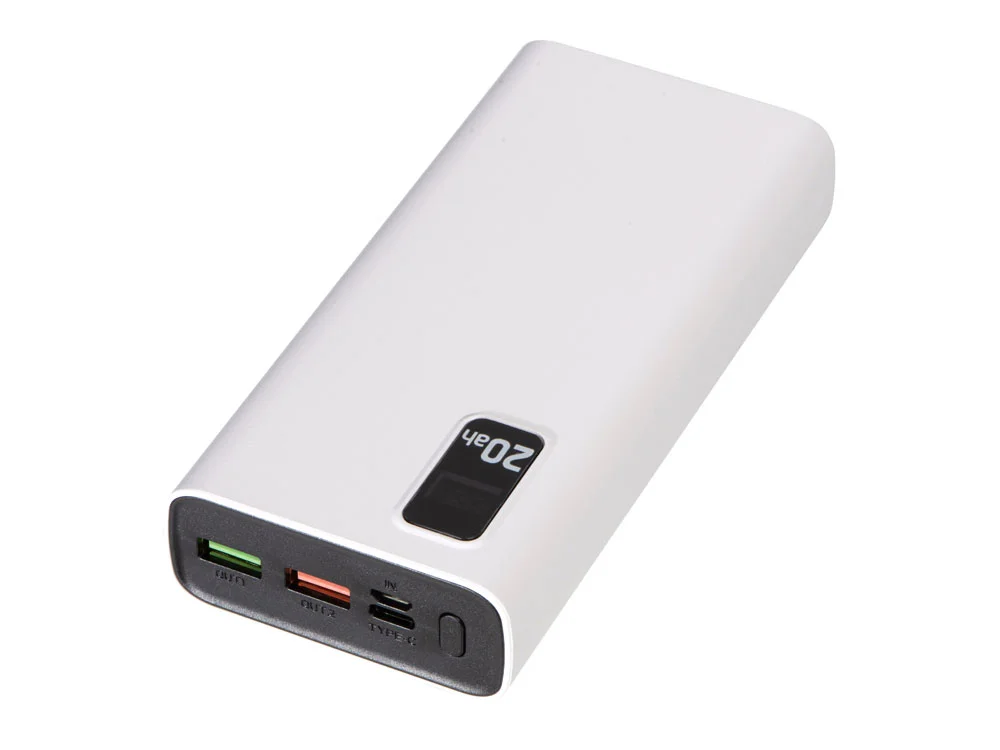 Портативный внешний аккумулятор FAST 20000 mAh белый - фото 4