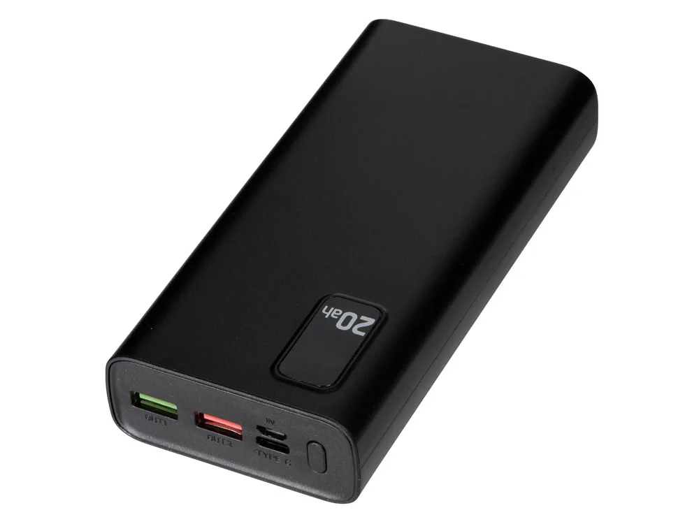 Портативный внешний аккумулятор FAST 20000 mAh черный - фото 4