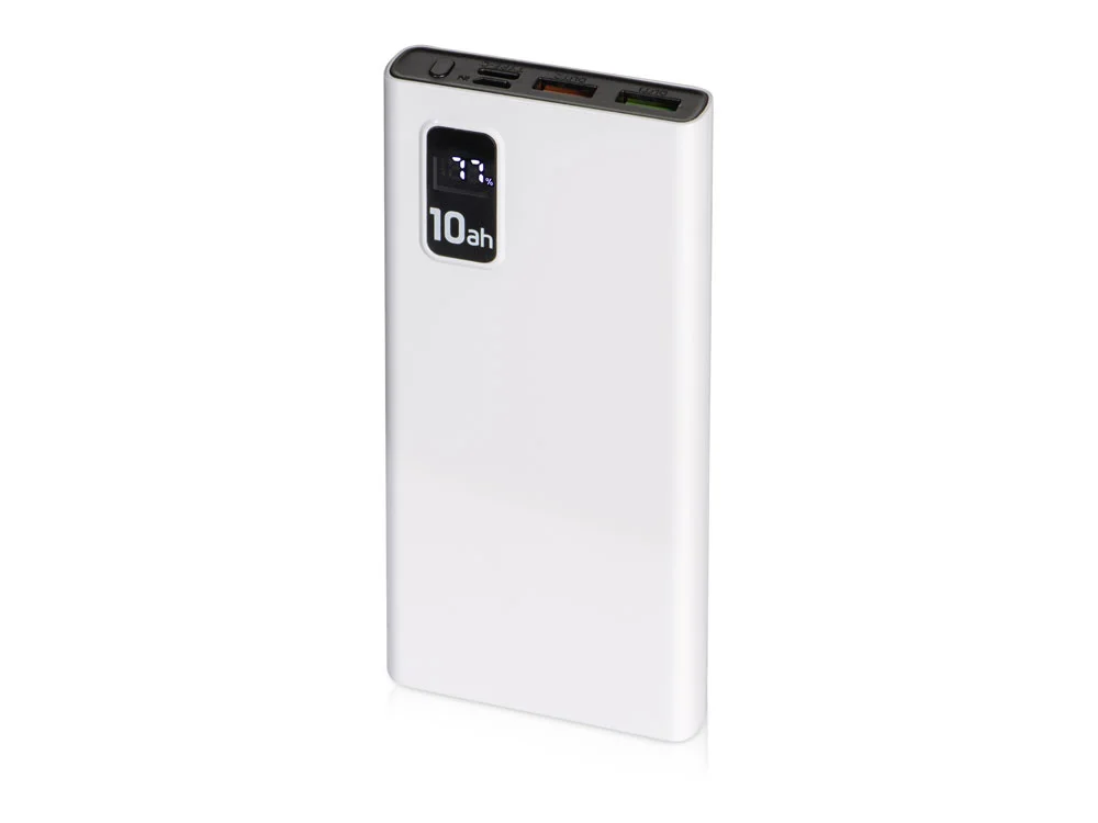 Портативный внешний аккумулятор FAST 10000 mAh белый - фото 1