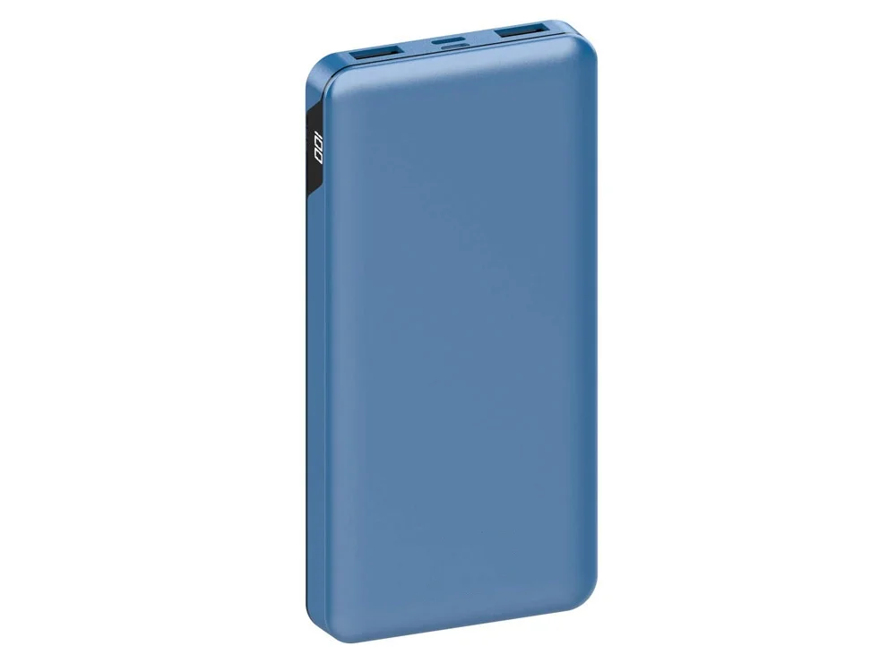 Портативный внешний аккумулятор «MFX», 10000 mAh, синий