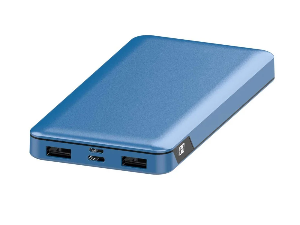 Портативный внешний аккумулятор «MFX», 10000 mAh, синий - фото 3