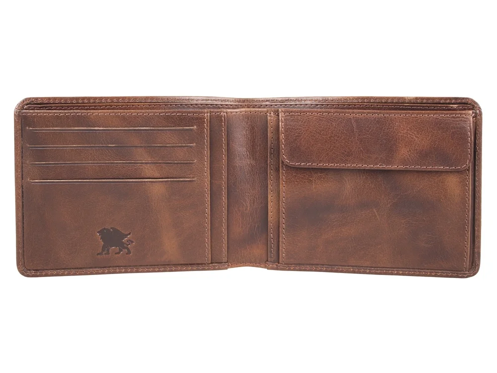 Бумажник «Don Luca», коньячный - фото 4
