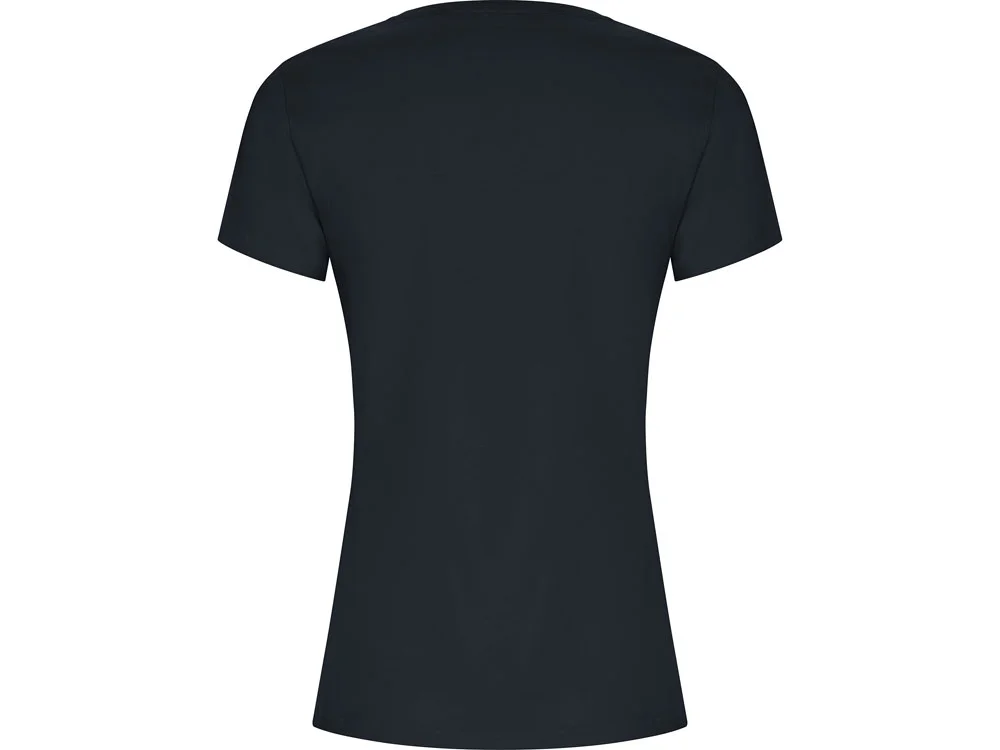 Футболка из органического хлопка «Golden Woman» женская, эбеновый, S - фото 2
