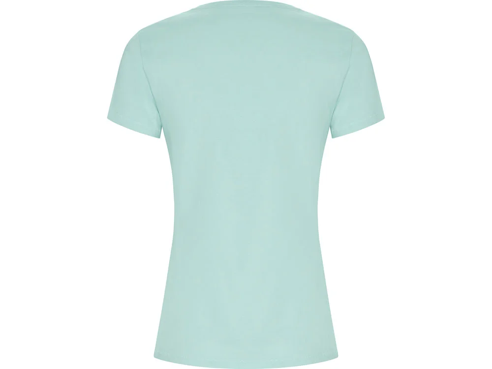 Футболка из органического хлопка «Golden Woman» женская, ментоловый, S - фото 2