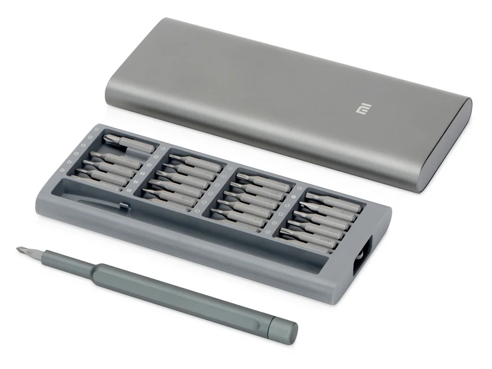 Отвертка с набором насадок Mi Precision Screwdriver Kit темно-серый - фото 2