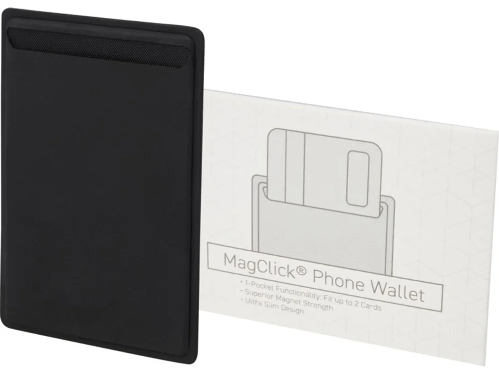 Кошелек-накладка для телефона «Magclick», черный - фото 5