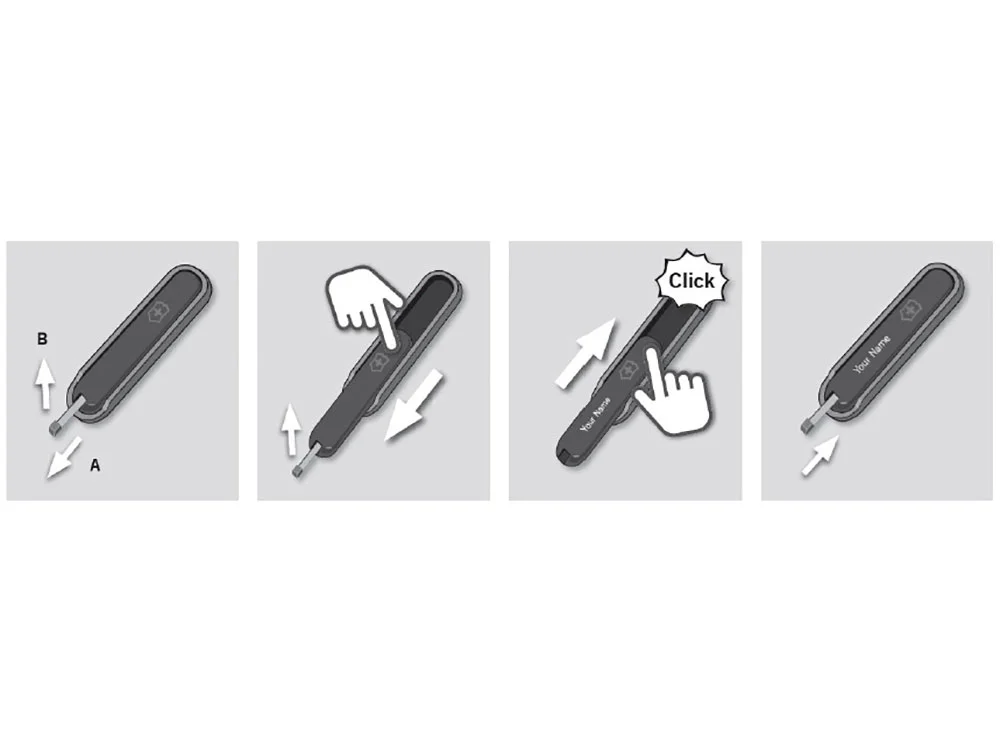 Передняя накладка VICTORINOX для персонализации, синий - фото 7