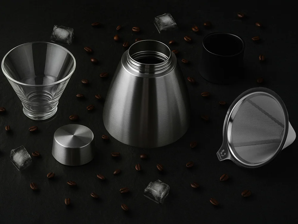Кофеварка POUR OVER серебристый/черный 1000 мл - фото 10
