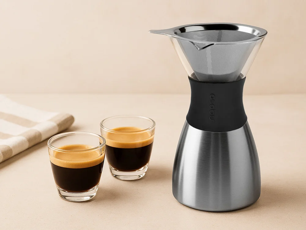 Кофеварка POUR OVER серебристый/черный 1000 мл - фото 9