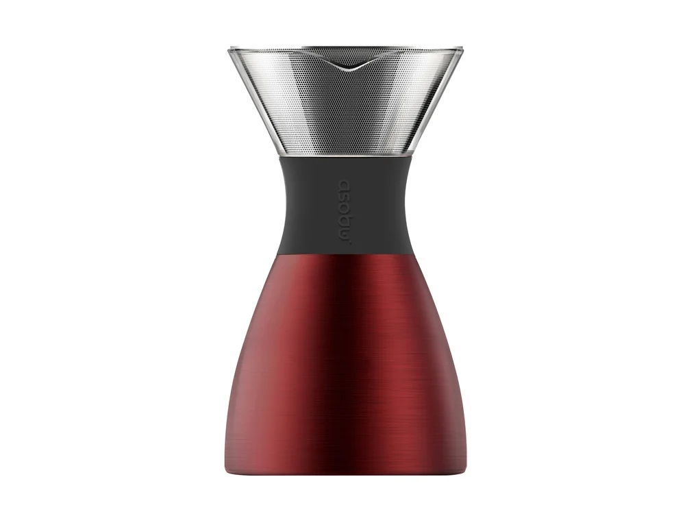 Кофеварка POUR OVER красный/черный 1000 мл - фото 1
