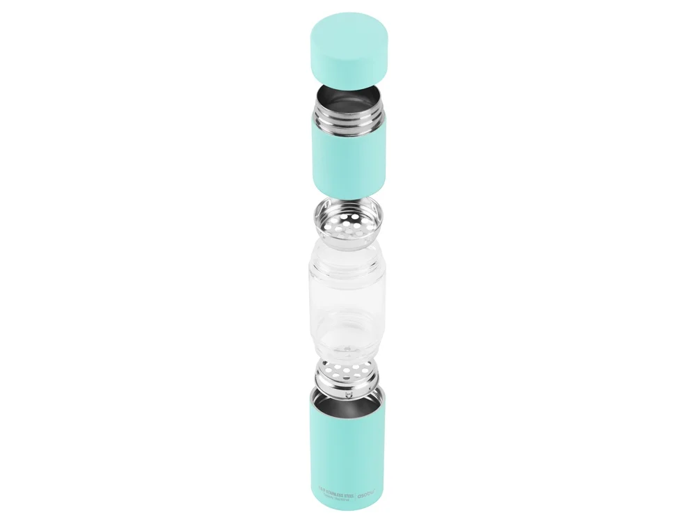 Бутылка для воды FLAVOUR U SEE голубой 460 мл - фото 2