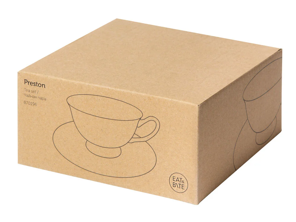 Чайная пара «Preston», белый, серебристый, 200 мл - фото 7