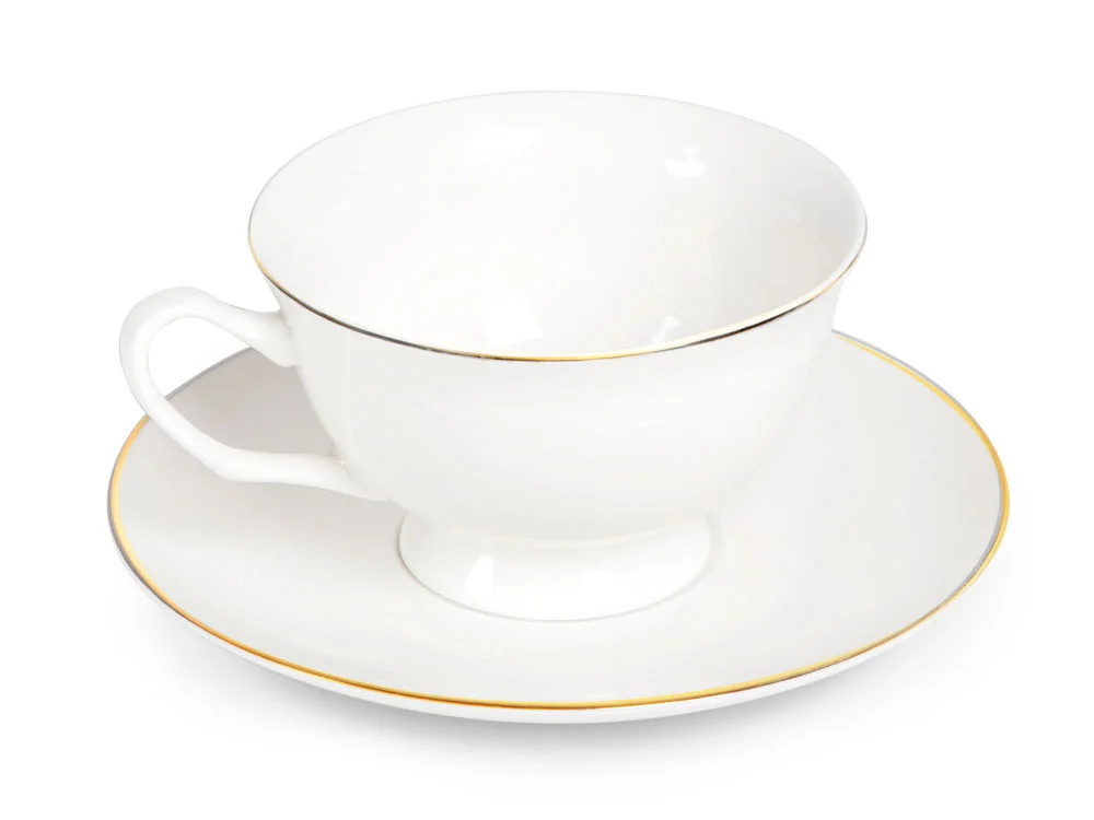 Чайная пара «Preston», белый, золотистый, 200 мл - фото 2