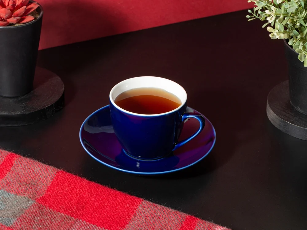 Чайная пара «Lotos», темно-синий, 250 мл - фото 7