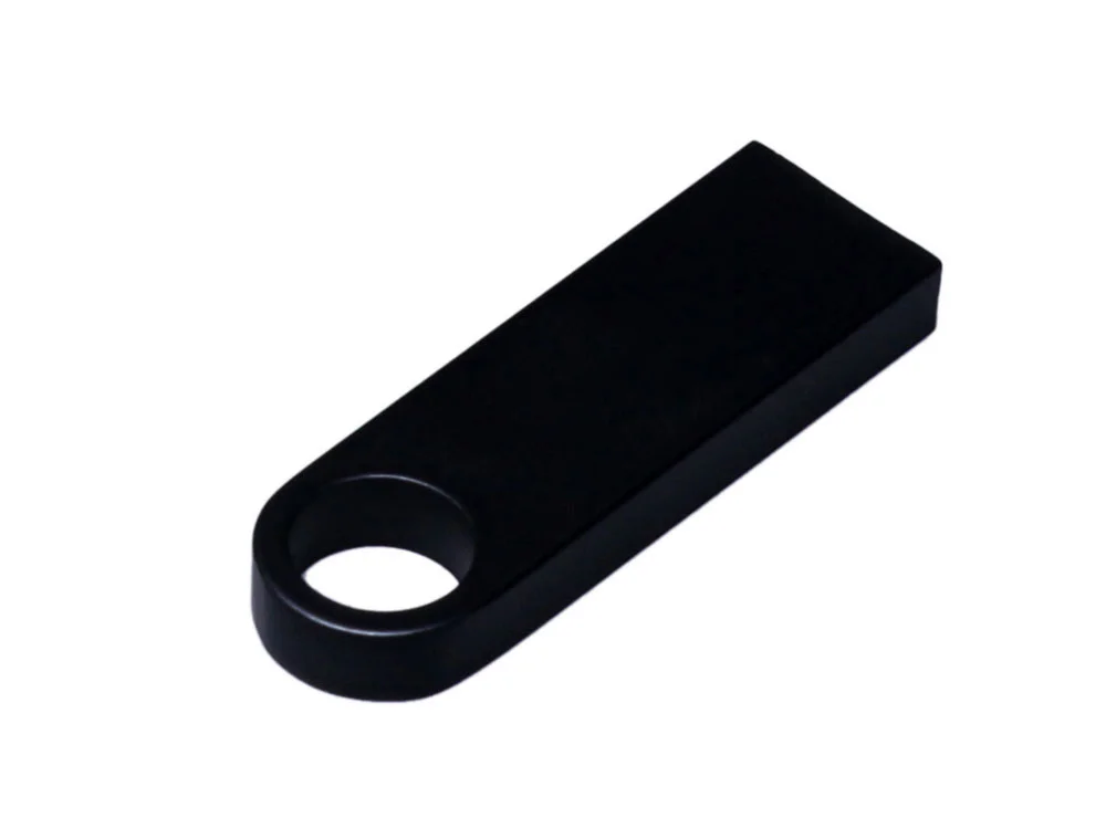 USB 3.0-флешка на 16 Гб с мини чипом и круглым отверстием черный 16Gb - фото 3