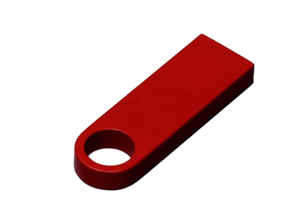 USB 3.0-флешка на 32 Гб с мини чипом и круглым отверстием красный 32Gb - фото 3