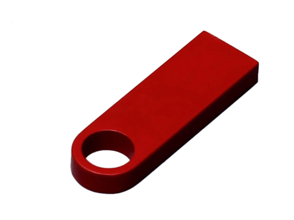 USB 3.0-флешка на 64 Гб с мини чипом и круглым отверстием красный 64Gb - фото 3