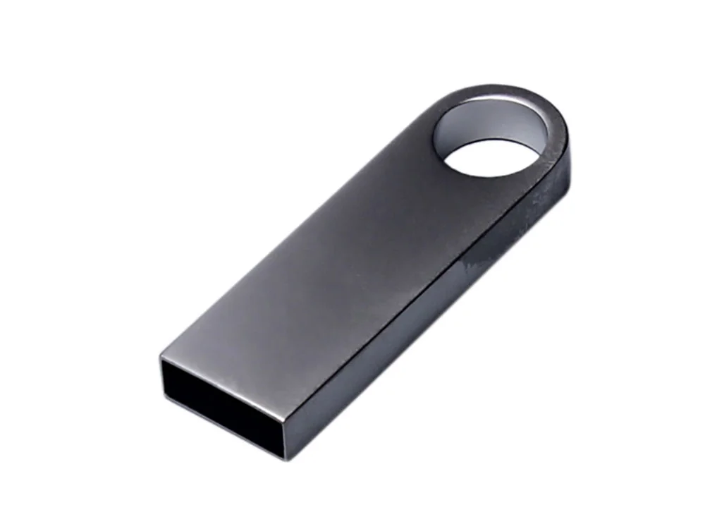 USB 3.0-флешка на 128 Гб с мини чипом и круглым отверстием серебристый 128Gb - фото 1