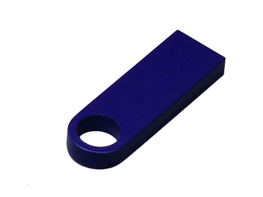 USB 3.0-флешка на 128 Гб с мини чипом и круглым отверстием синий 128Gb - фото 2