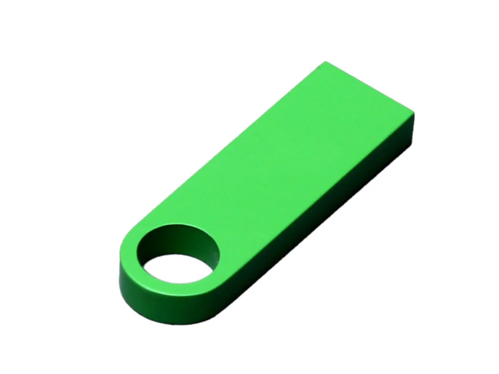 USB 3.0-флешка на 128 Гб с мини чипом и круглым отверстием зеленый 128Gb - фото 3