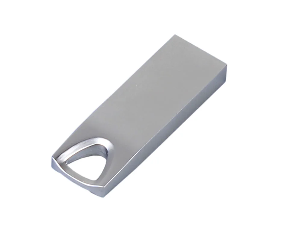USB 3.0-флешка на 16 Гб с мини чипом и отверстием для цепочки серебристый 16Gb - фото 3