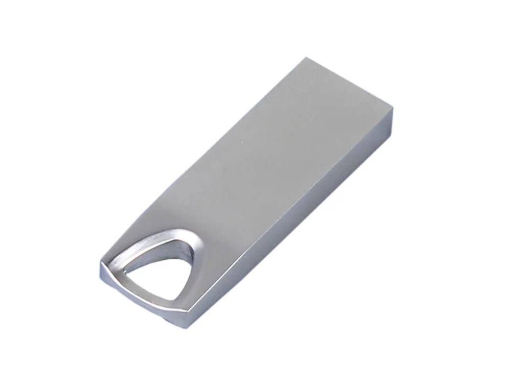 USB 3.0-флешка на 32 Гб с мини чипом и отверстием для цепочки серебристый 32Gb - фото 3