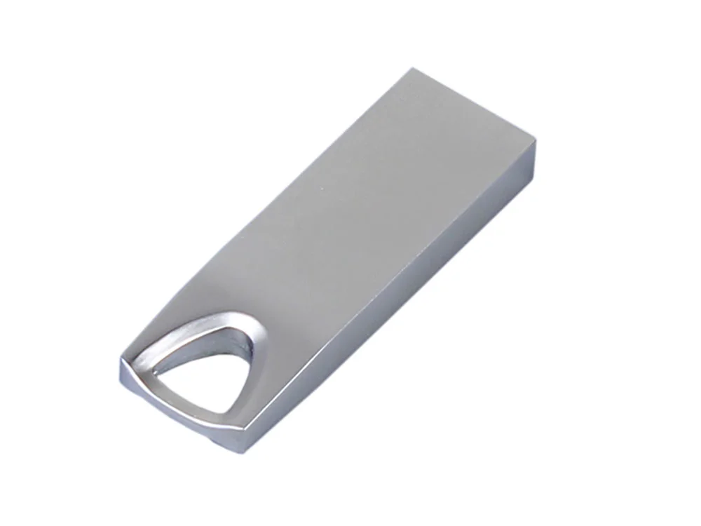 USB 3.0-флешка на 128 Гб с мини чипом и отверстием для цепочки серебристый 128Gb - фото 3