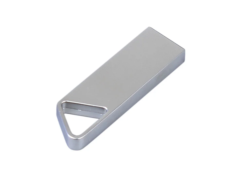 USB 3.0-флешка на 16 Гб с мини чипом и отверстием для цепочки серебристый 16Gb - фото 3