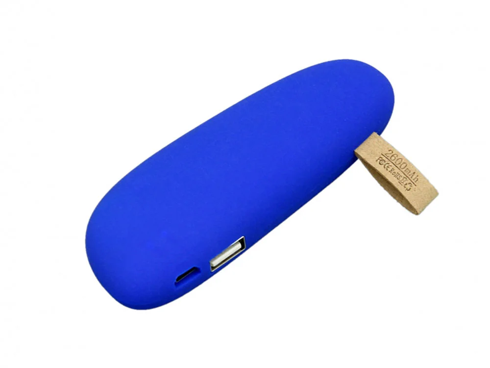 Внешний аккумулятор в форме камня Stone 2600 mAh синий - фото 1