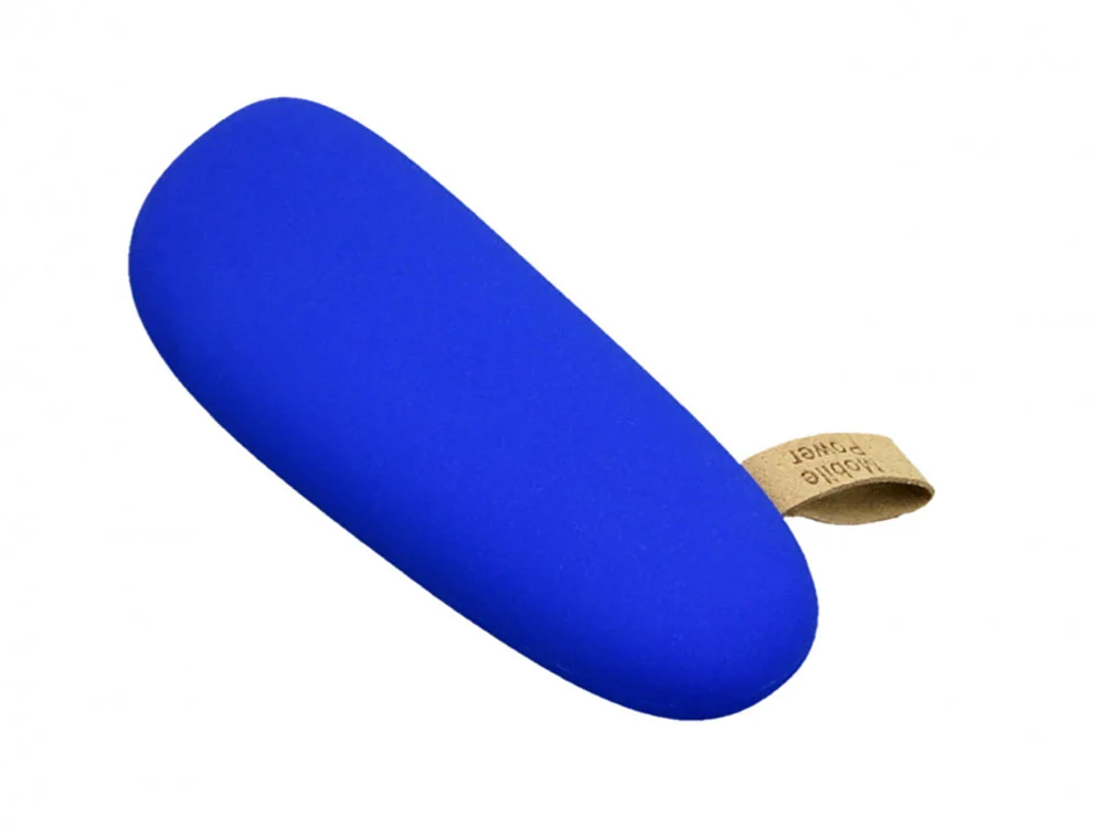 Внешний аккумулятор в форме камня Stone 2600 mAh синий - фото 2