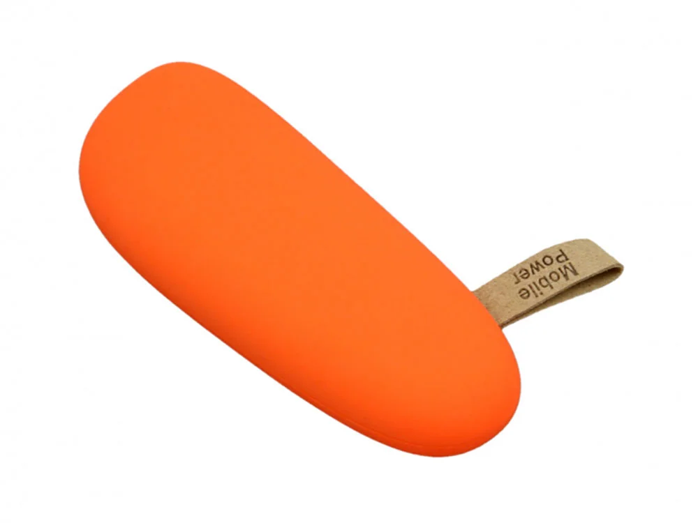 Внешний аккумулятор в форме камня Stone 2600 mAh оранжевый - фото 2