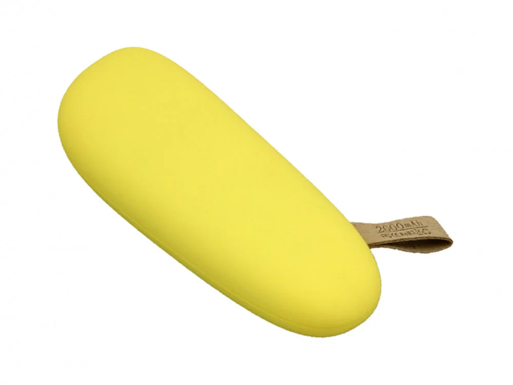 Внешний аккумулятор в форме камня Stone 2600 mAh желтый - фото 2