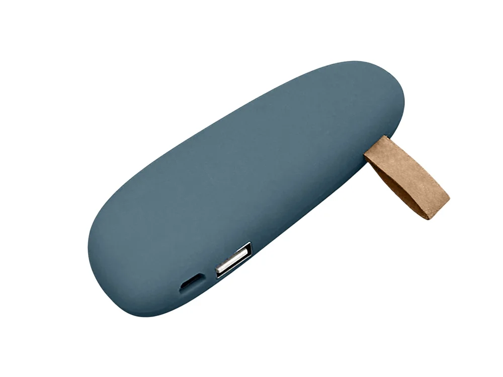 Внешний аккумулятор в форме камня Stone 2600 mAh темно-синий - фото 1