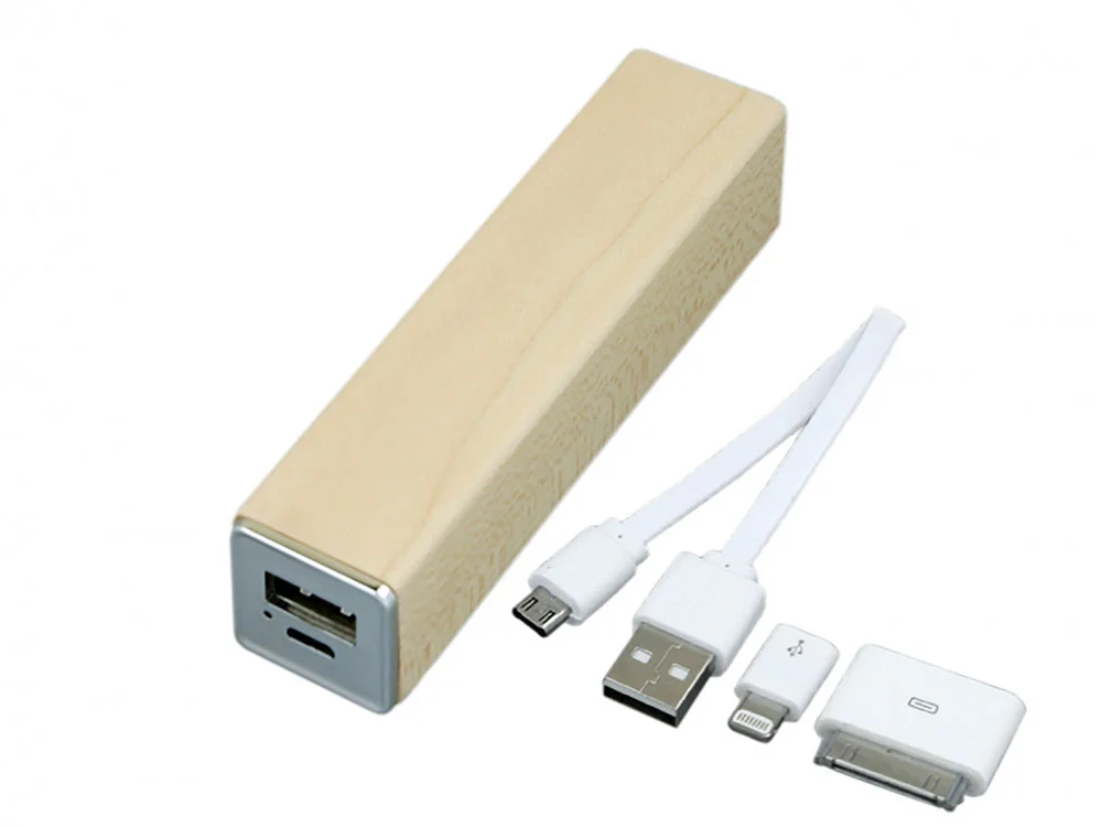 Внешний аккумулятор Rung 2200 mAh натуральный - фото 2
