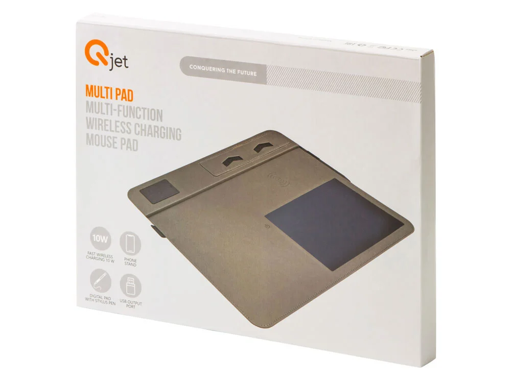 Многофункциональный коврик для мыши Multi Pad с беспроводной зарядкой и LCD экраном 10 Вт черный - фото 15