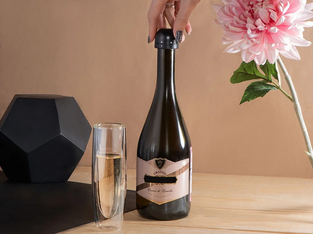 Пробка для шампанского Cava черный - фото 9