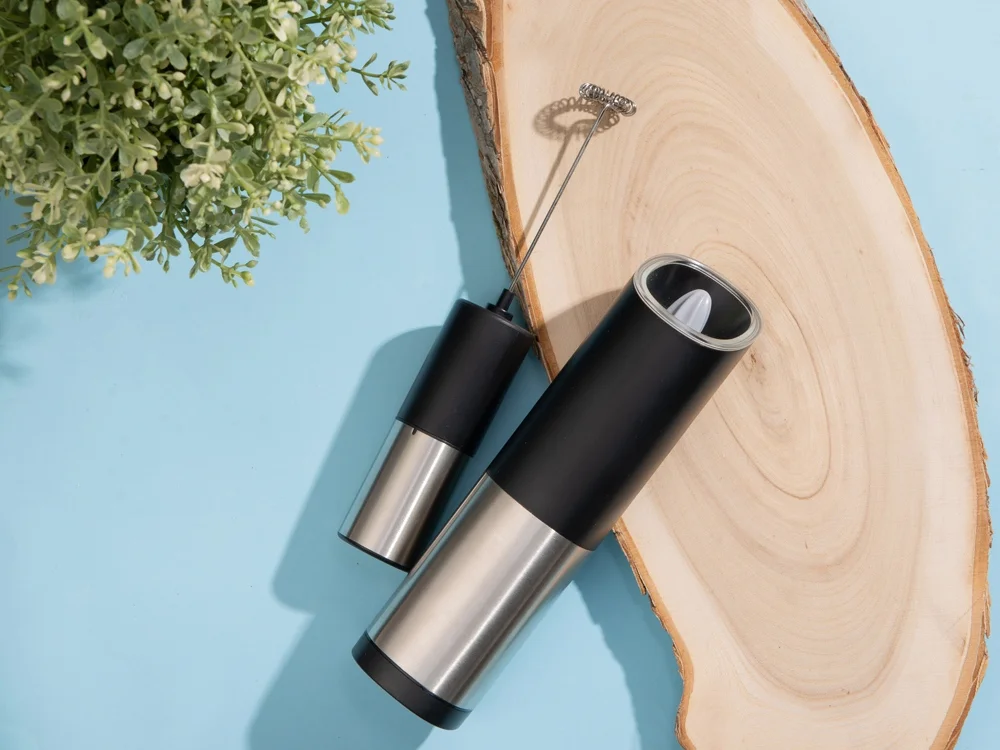 Электрический вспениватель молока Cappuch черный серебристый - фото 14