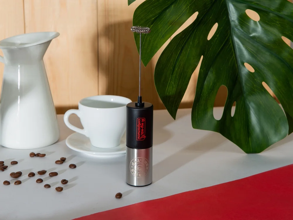 Электрический вспениватель молока Cappuch черный серебристый - фото 16